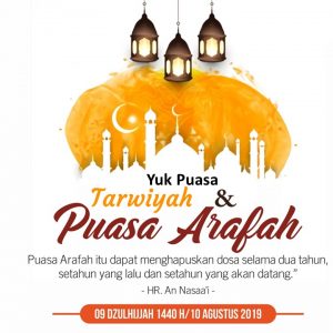 Yuk Puasa Tarwiyah dan Arofah Yuk Puasa Tarwiyah dan Arofah